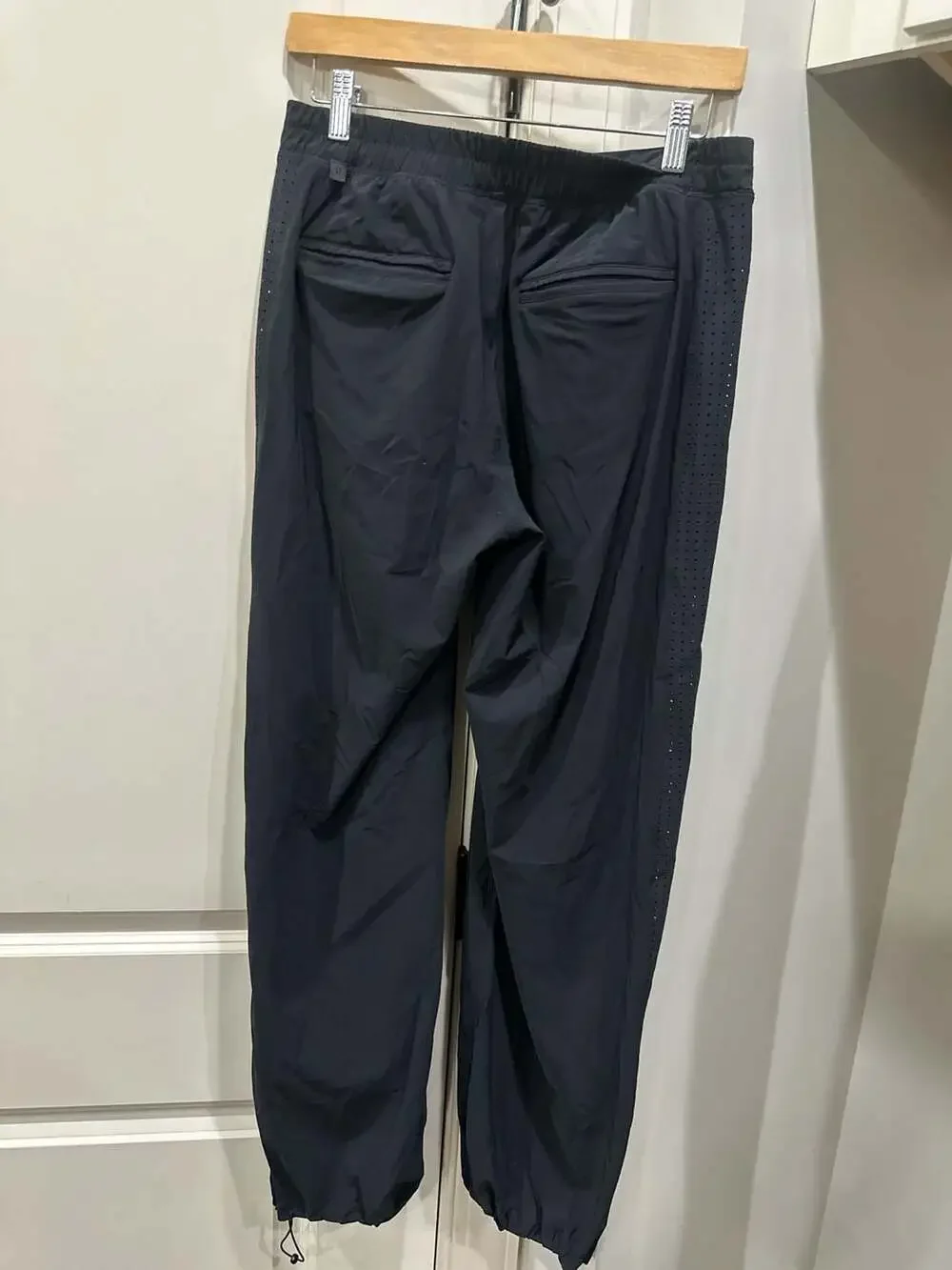 Lululemon Lab Perforated Run Pants with Reflective Trim Black